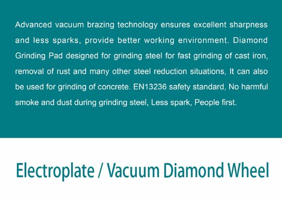 100mm a 180mm limpam o disco soldado de Diamond Blade Cup Wheel Grinding