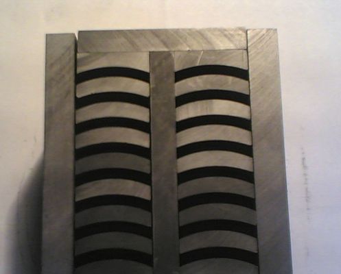 Segmento da aglomeração de Diamond Custom Graphite Molds For