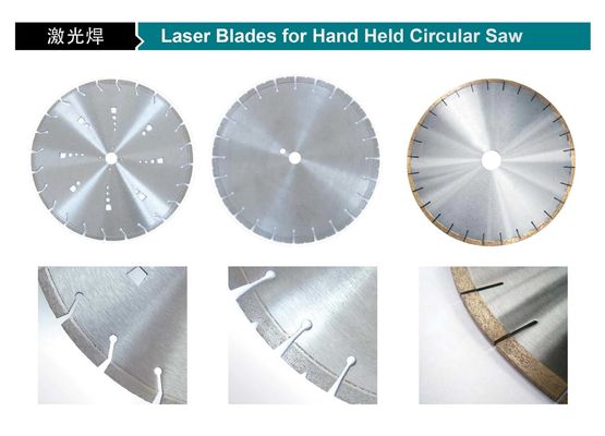 núcleo de aço de Diamond Saw Blade Wave Turbo da soldadura de laser de 105mm 4in