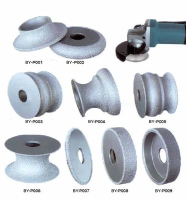 o vácuo 4cm grosso de 74mm soldou o moedor elétrico Carving Wheel de Diamond Blade