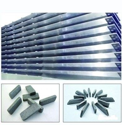 2200mm Diamond Blade Gang Saw Blade 2500mm de pedra 75Cr1 65mn